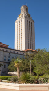 UT Austin's tower during the daytime.