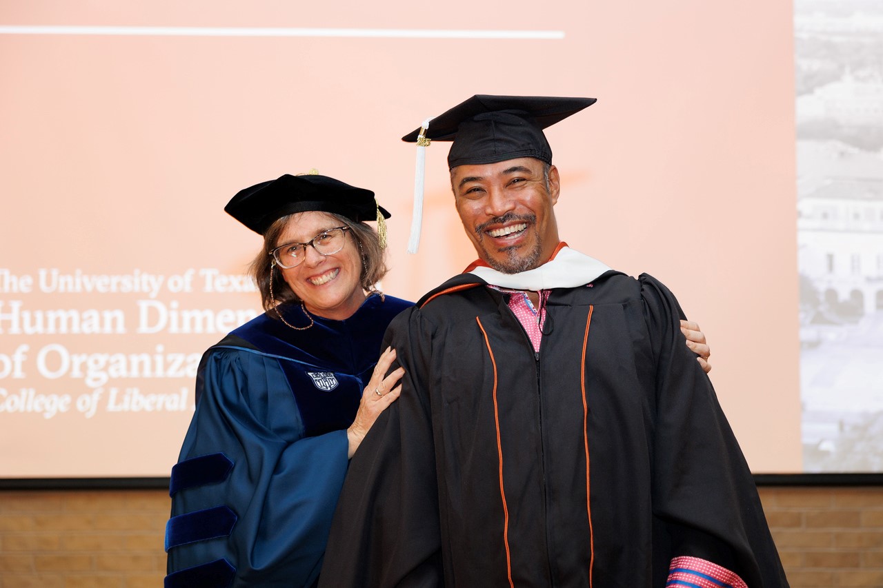 Marcus Barnes at HDO Master's program graduation