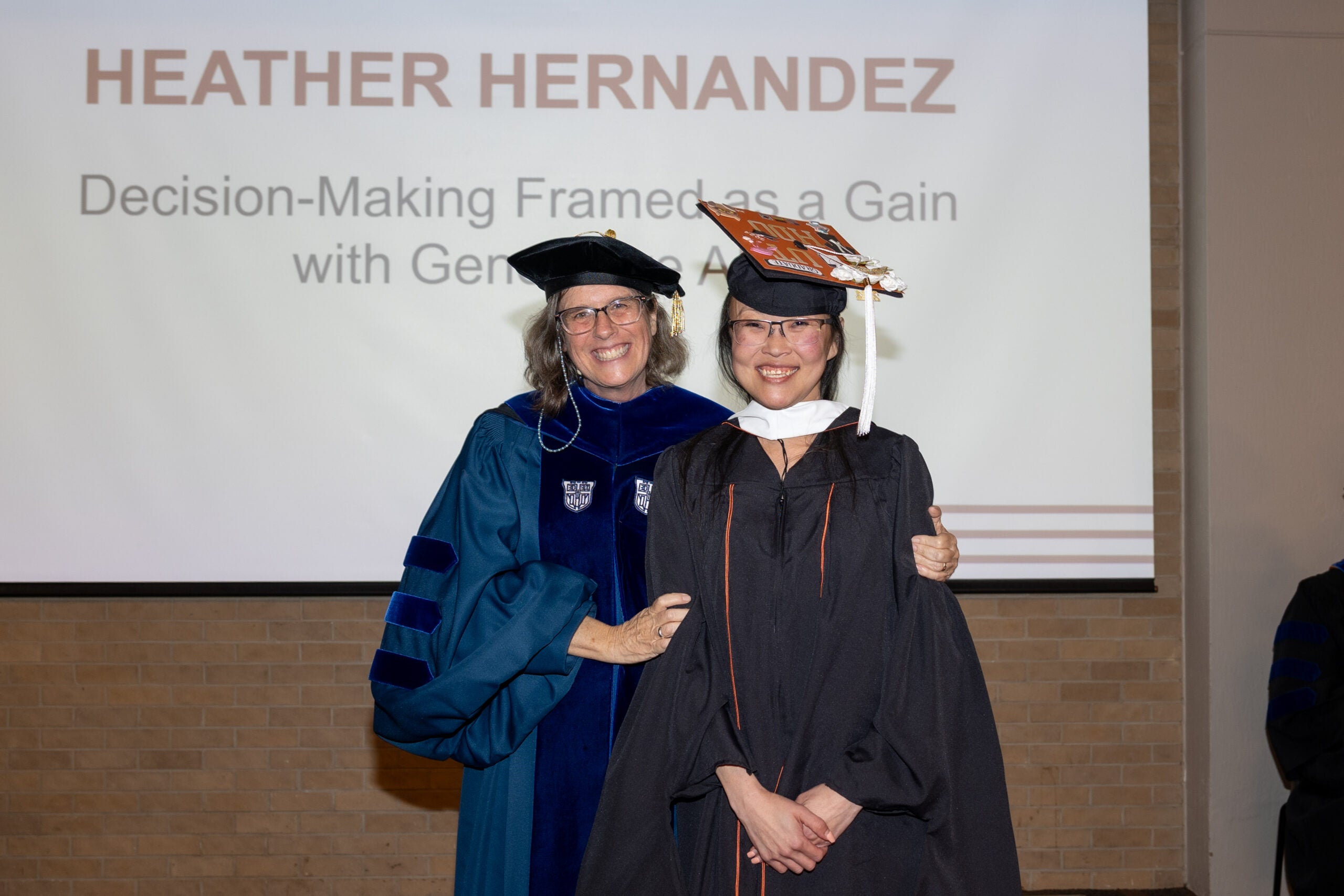 Marcus Barnes at HDO Master's program graduation
